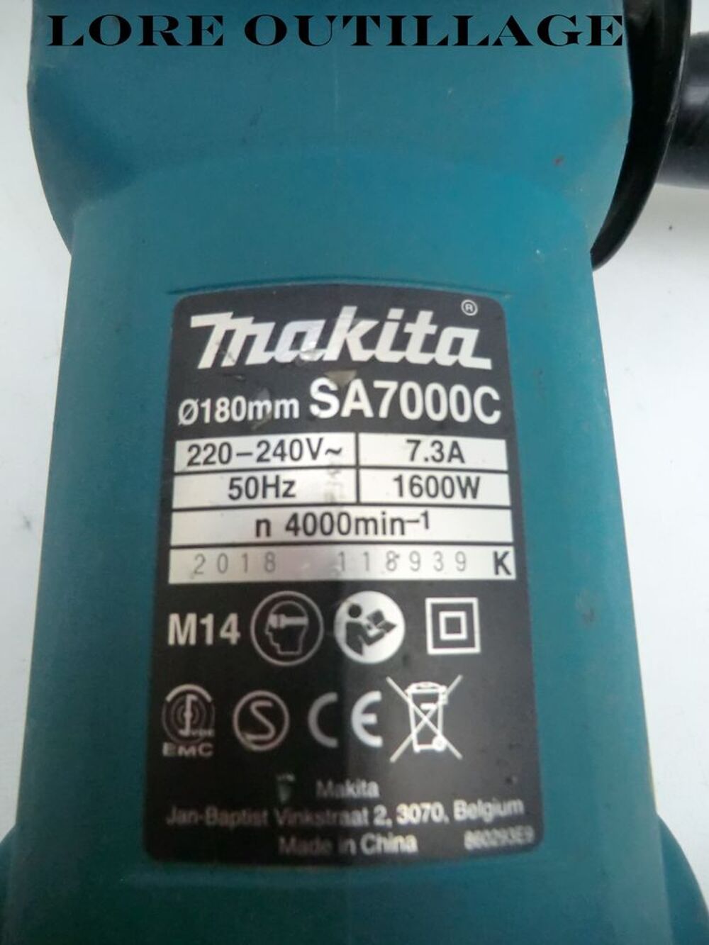 MAKITA SA7000C
Polisseuse / Lustreuse Bricolage