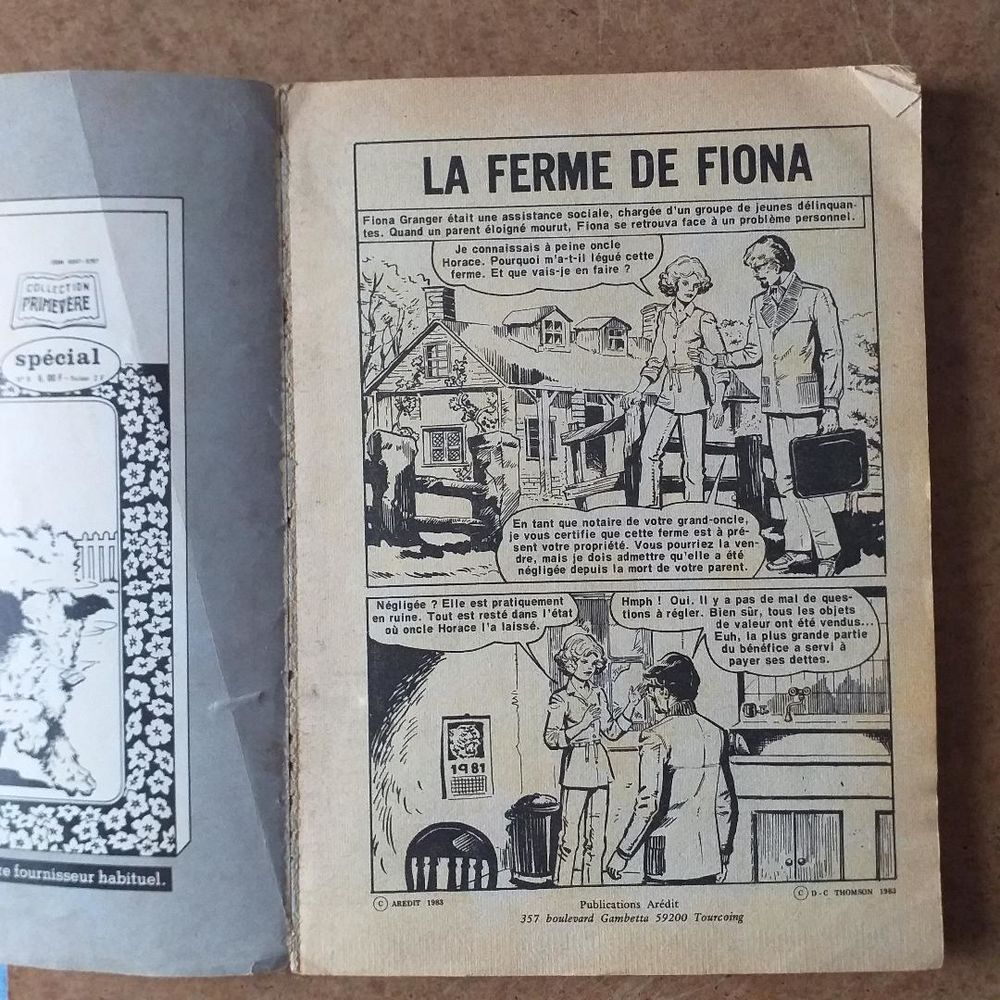PRIMEVERE SPECIAL 9, collection PRIMEVERE - AREDIT 1983 Livres et BD