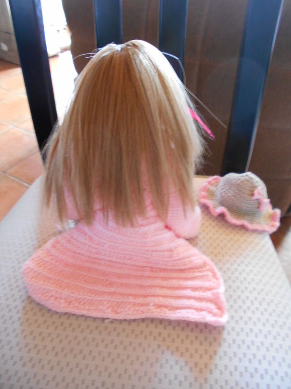 Poup&eacute;e au crochet "LOLA " fait main H 41cm Jeux / jouets