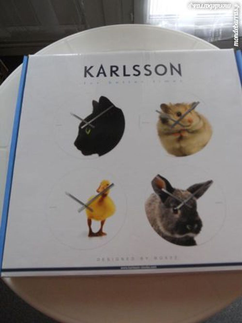 Pendule HAMSTER neuve marque KARLSSON Décoration