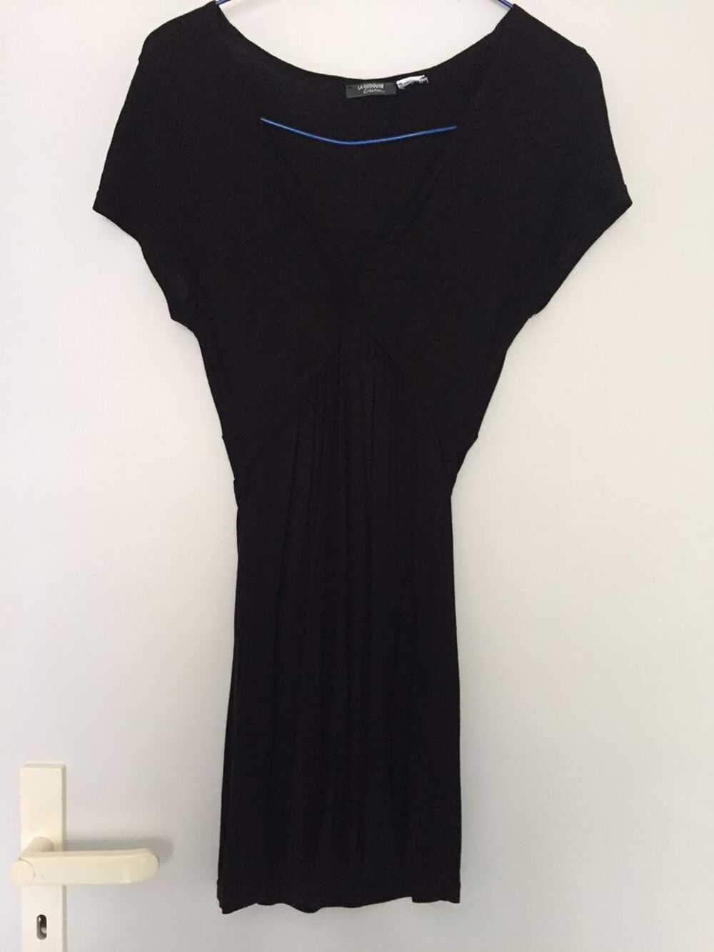 Tunique noire faux cache-c?ur - Taille 36 Vêtements