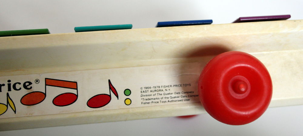 Jouet Xylophone &agrave; trainer FISHER PRICE 1978 Jeux / jouets