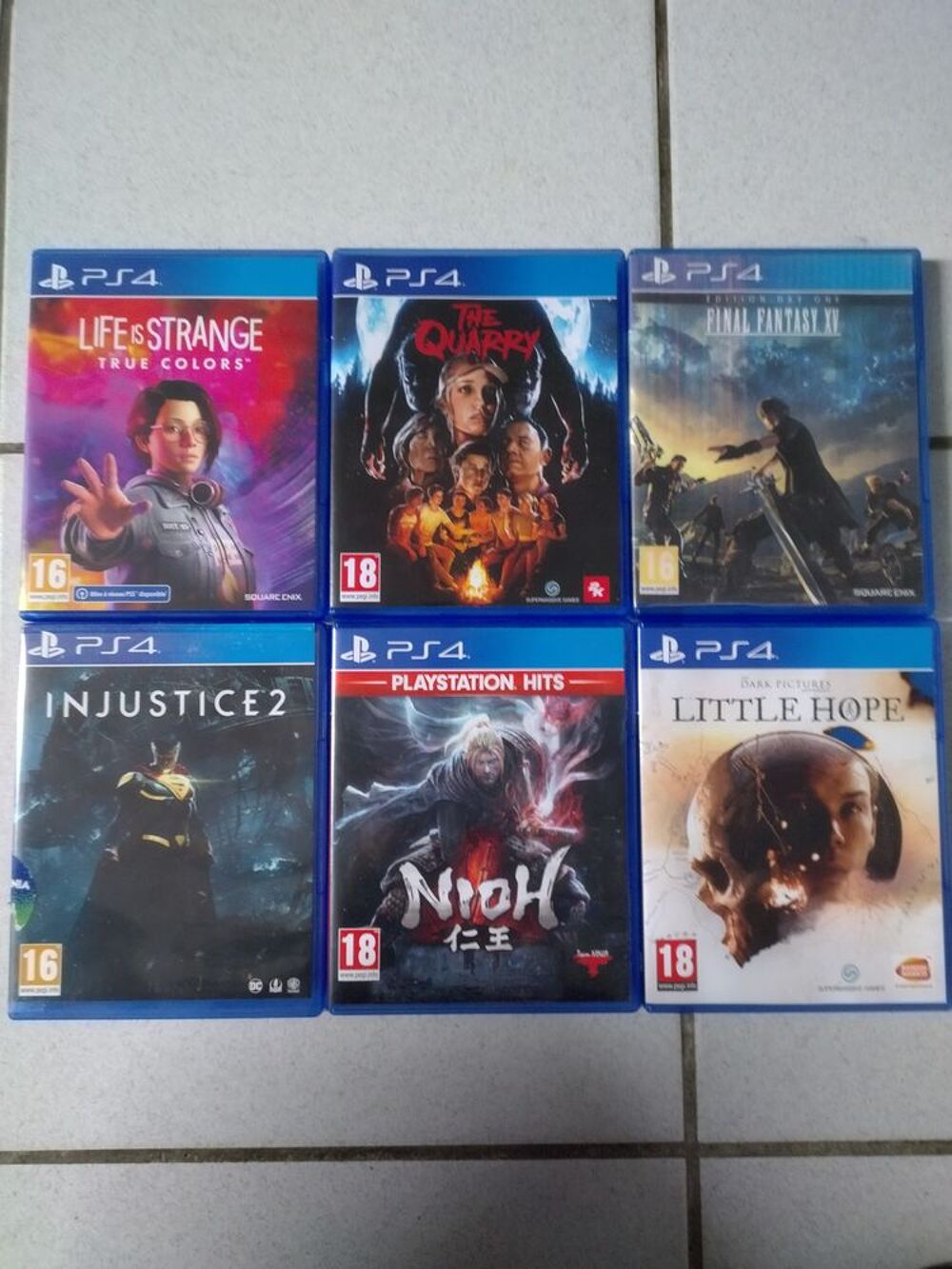 bonjour. d un lot jeux vid&eacute;o vid&eacute;o,ps4 ou &agrave; l unit&eacute;. Consoles et jeux vidéos