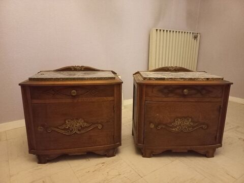 Deux tables de chevet anciens 80 Pessac (33)