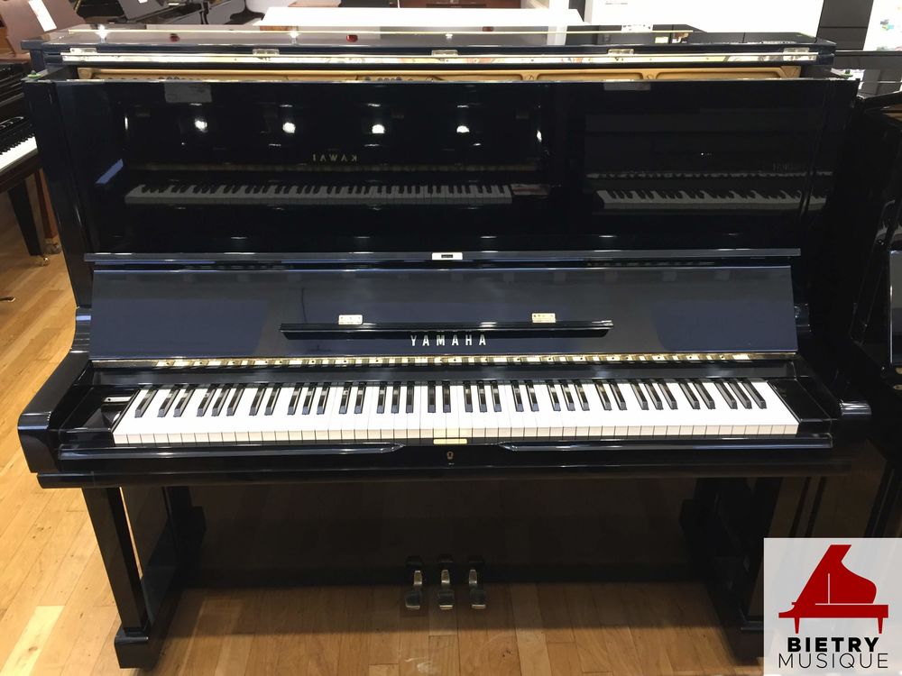 Piano droit - Yamaha U1 avec syst&egrave;me silencieux Instruments de musique