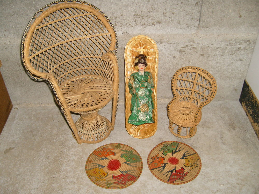 Ancienne corbeilles et autres Décoration