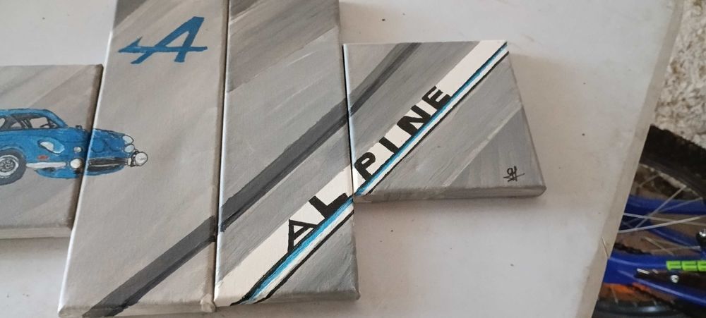 tableau Renault alpine A110 Décoration