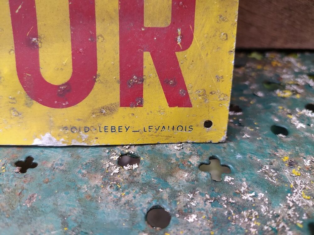 Ancienne Plaque Motofaucheuse Junior Tracteur 