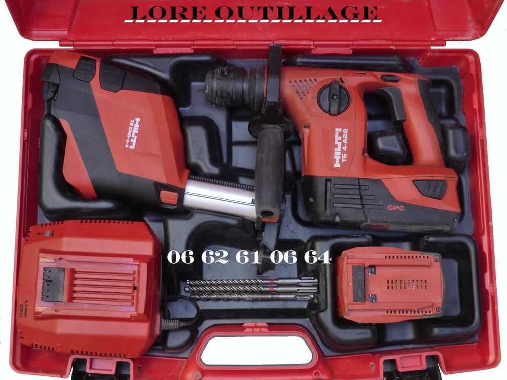 HILTI TE 4-A22 - Perforateur batterie 22v Bricolage