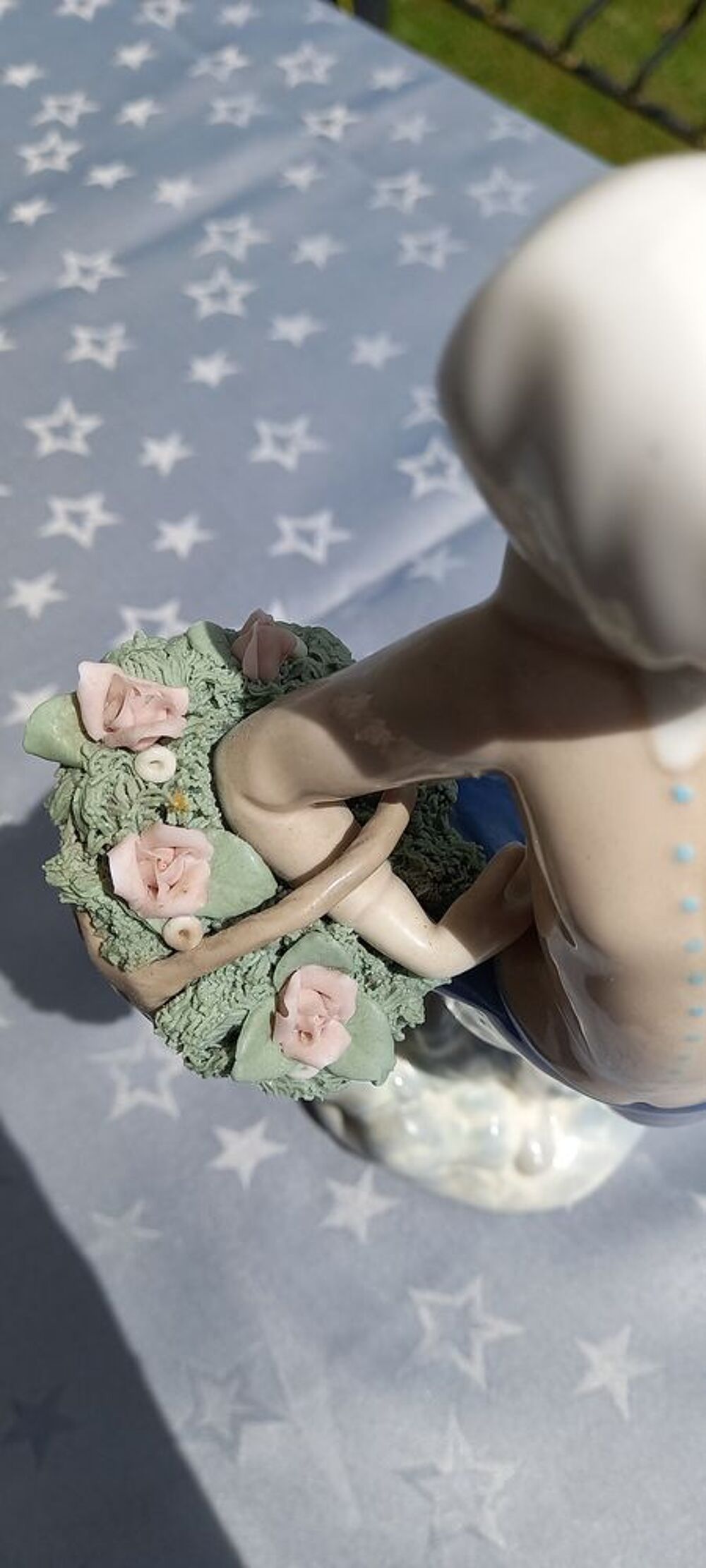 Figurine porcelaine Royal Valencia Espagne Nao by Lladr&oacute; Décoration