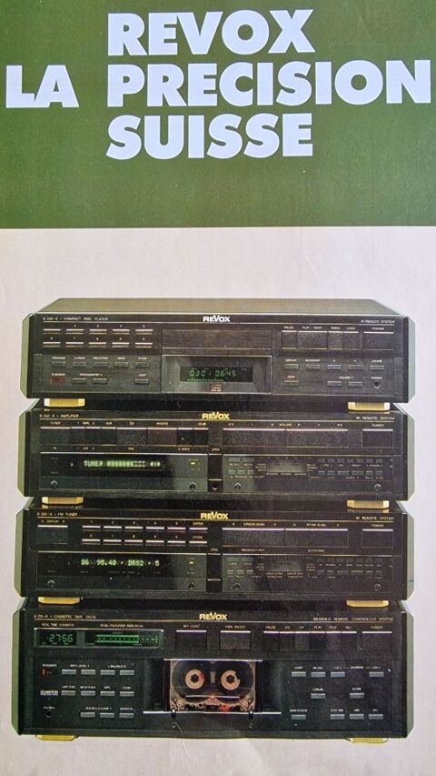 REVOX LA PRCISION SUISSE * LES TARIFS VINTAGE * 0 Toulouse (31)