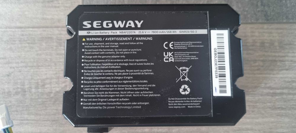 Batterie d'origine pour robot tondeuse Segway Navimow H1500E Jardin