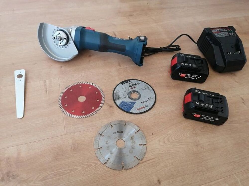 Meuleuse / disqueuse sans fil 18V Bosch pro - Diam Bricolage