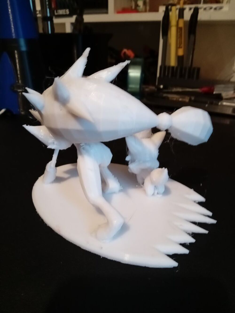 
Figurine 10cm &agrave; peindre Zoroark &amp; Zorua 
