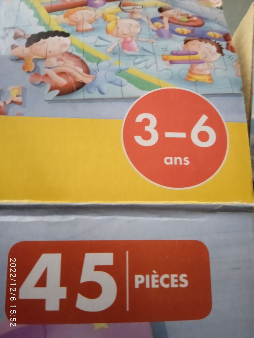 puzzle &quot;piscine&quot; 3/6 ans TBE Jeux / jouets