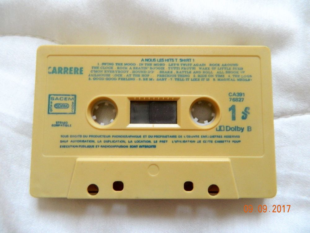 Cassette audio ?A nous les hits? 