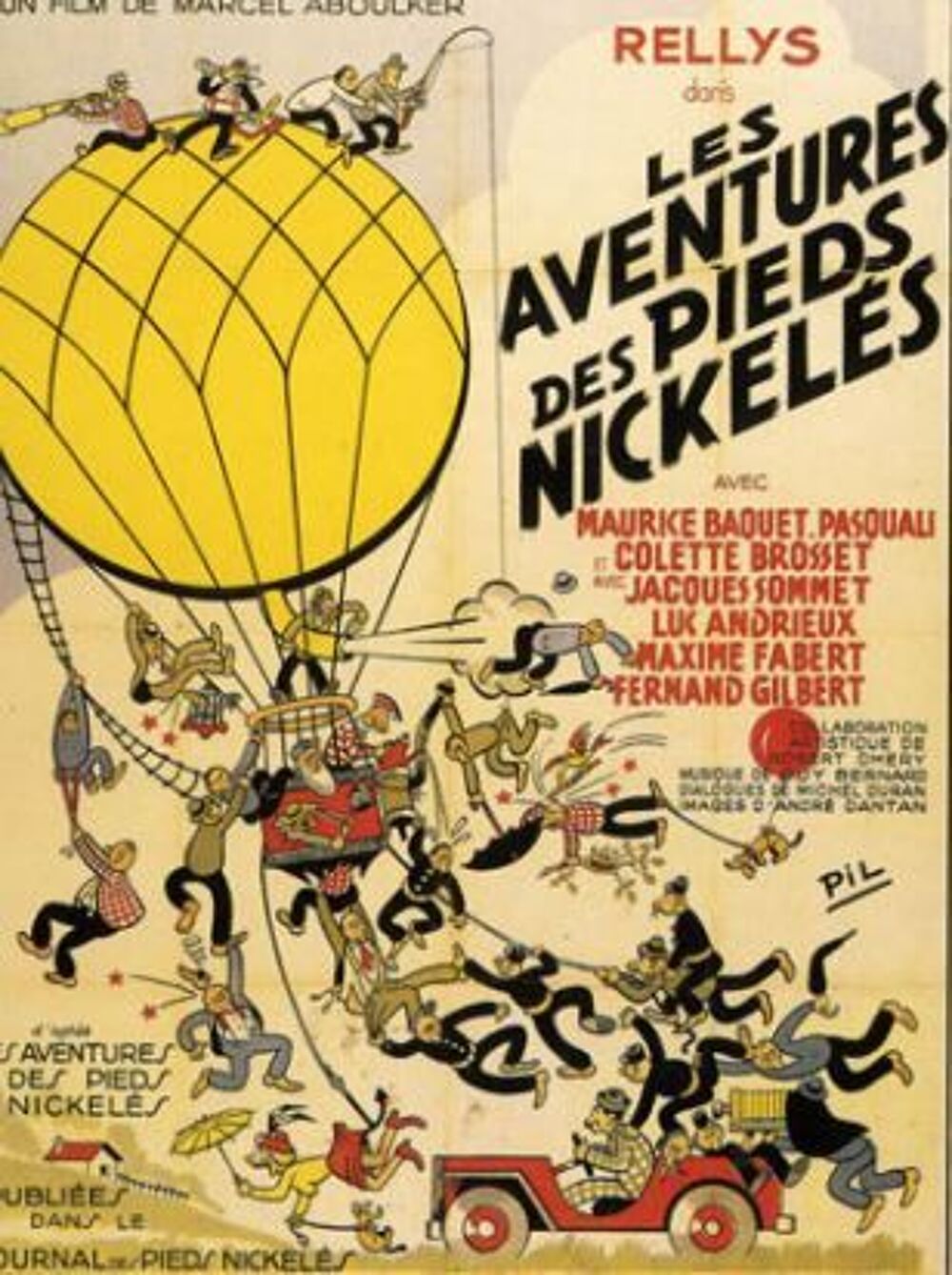 LES AVENTURES DES PIEDS NICKELES avec Rellys ( 1948) DVD et blu-ray