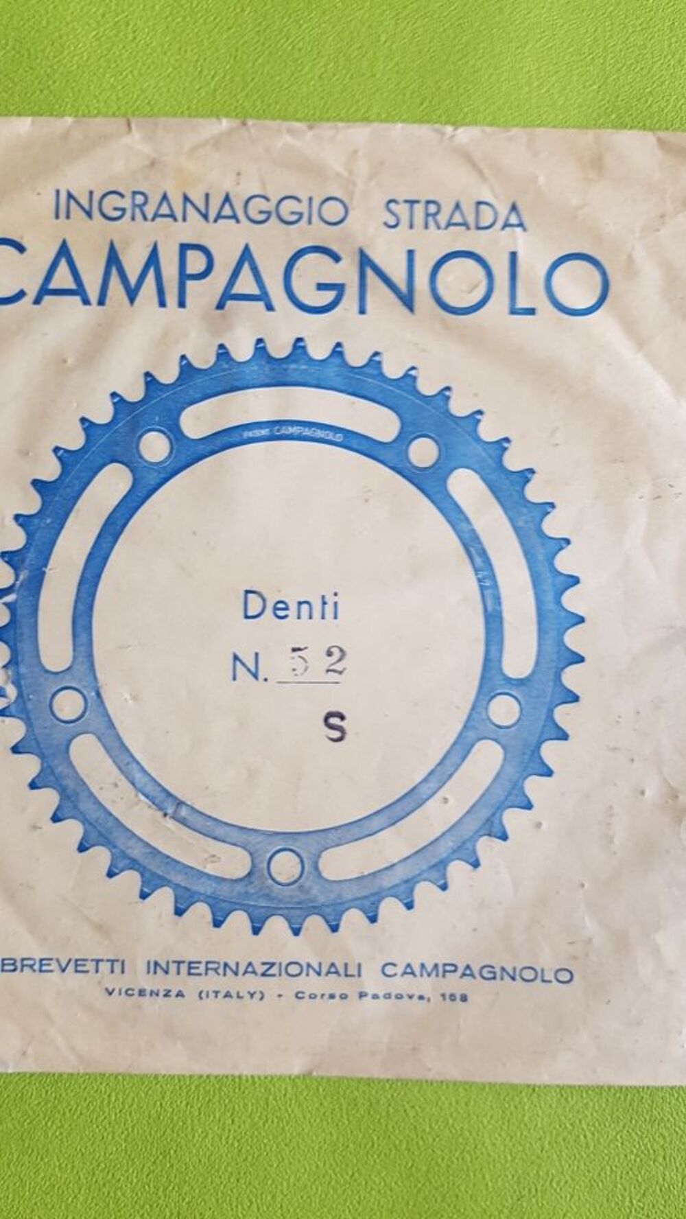 POCHETTE PAPIER * CAMPAGNOLO * Vélos