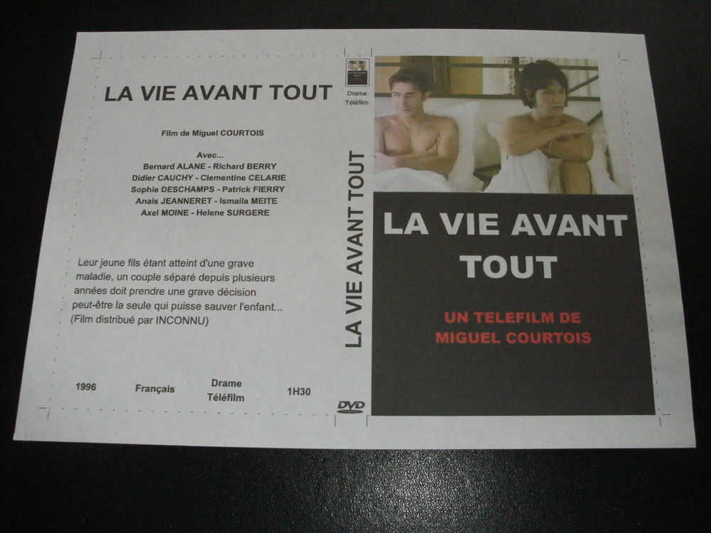 Film : &quot; La vie avant tout &quot; DVD et blu-ray