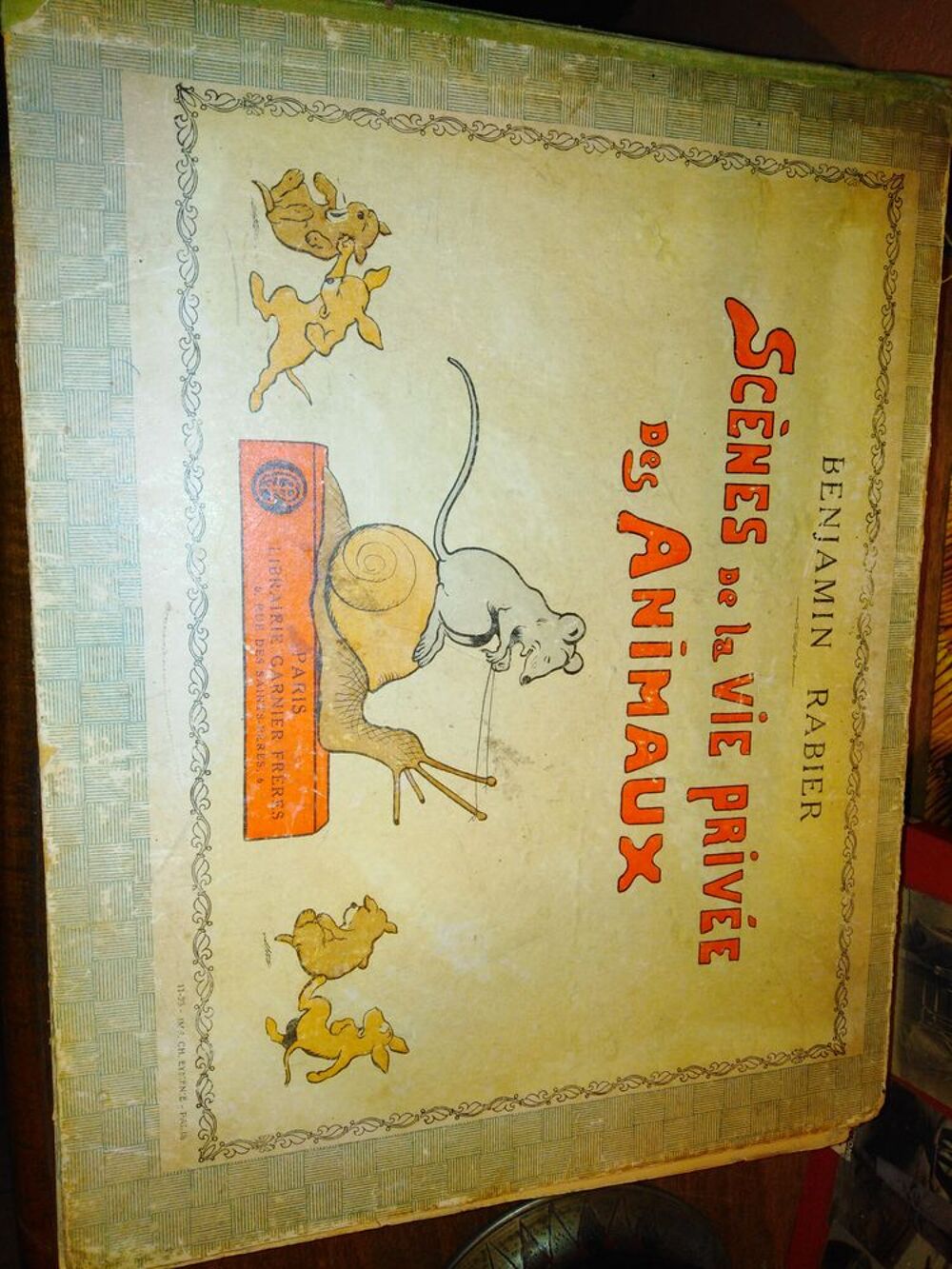 Sc&egrave;nes de la vie priv&eacute;e des animaux Benjamin Rabier 1923 Livres et BD