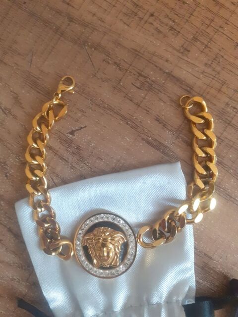 Bracelet dor� m�dusa 100 Guingamp (22)