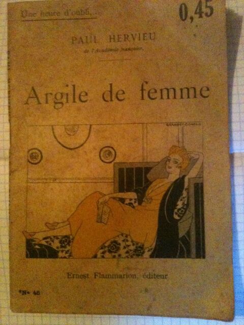 HERVIEU, Argile de femme, Collection :1 heure d'oubli N° 46 10 Bosc-le-Hard (76)