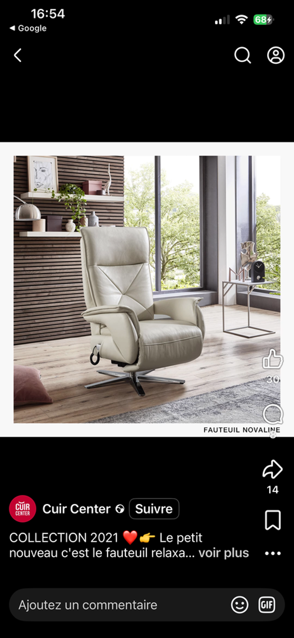 Fauteuil de relaxation &eacute;lectrique Novaline, couleur moutarde Meubles