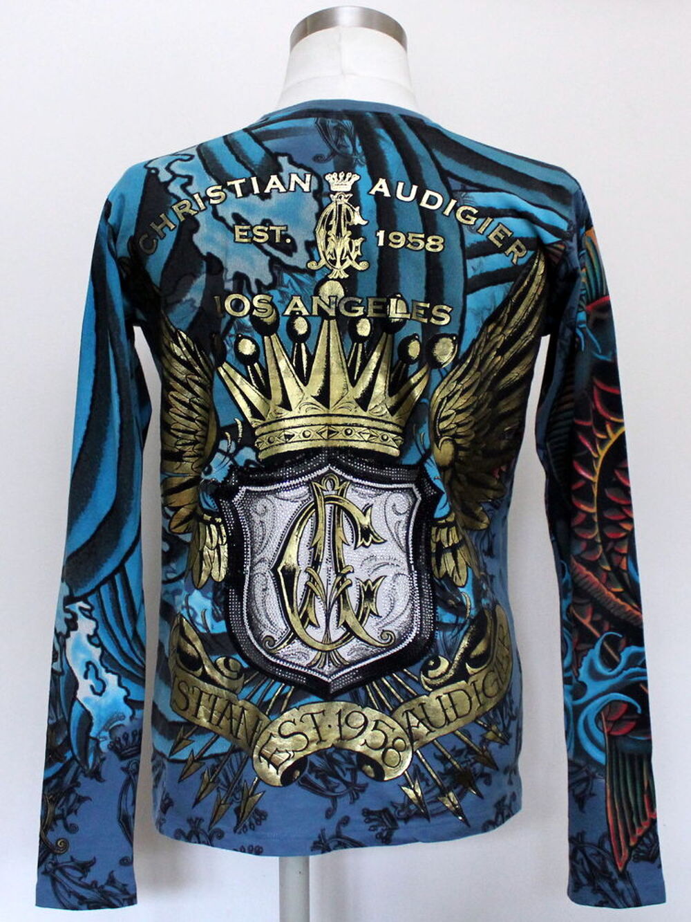 T Shirt Tatoo CHRISTIAN AUDIGIER - Ed HARDY T.M. Vêtements