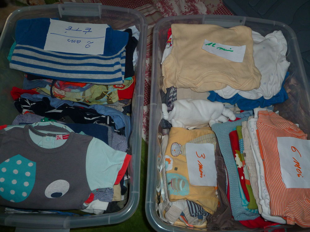 lot de v&ecirc;tements enfants gar&ccedil;on 3/6/12/18 mois Vêtements enfants