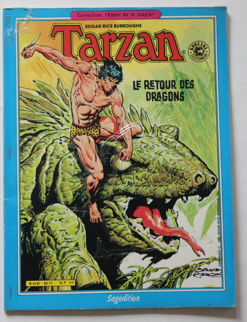BD Tarzan le retour des dragons 5 Issy-les-Moulineaux (92)