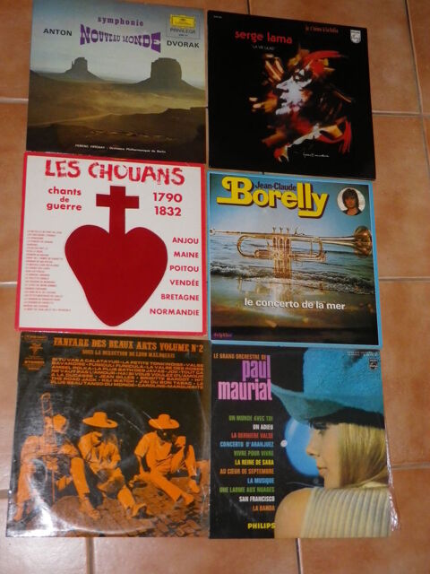 Lot de 22 DISQUES VINYLE 33 TOURS 50 Fontenay-le-Fleury (78)