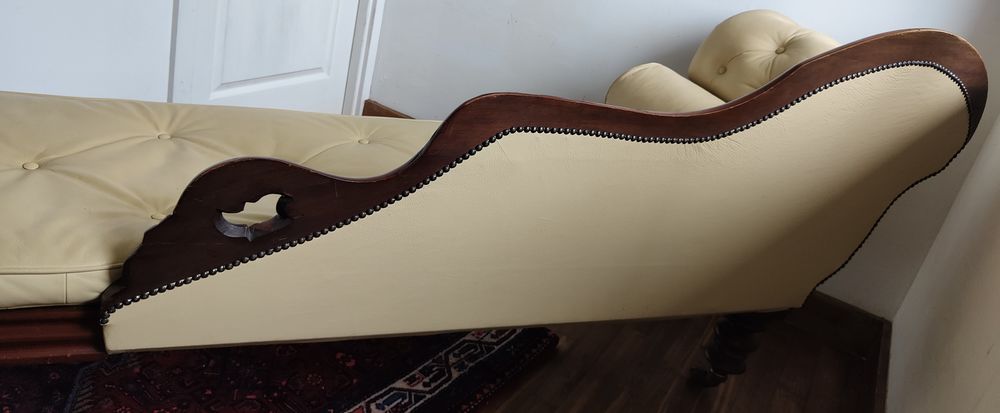 Superbe chaise longue d'&eacute;poque Restauration Meubles