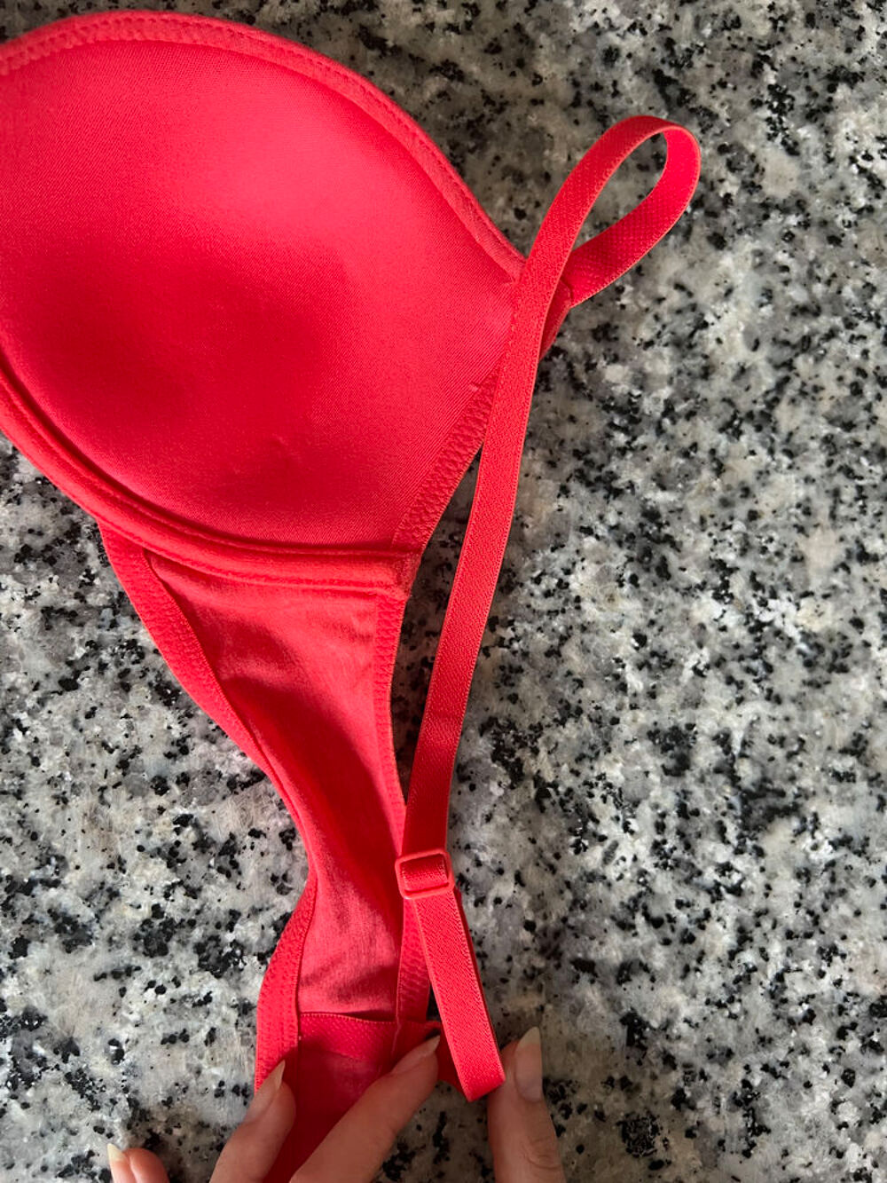 Soutien-Gorge Tezenis Rouge Coton Taille 90B ? Neuf Vêtements