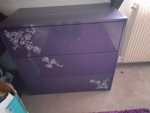Jolie commode violette 70 Brtigny-sur-Orge (91)
