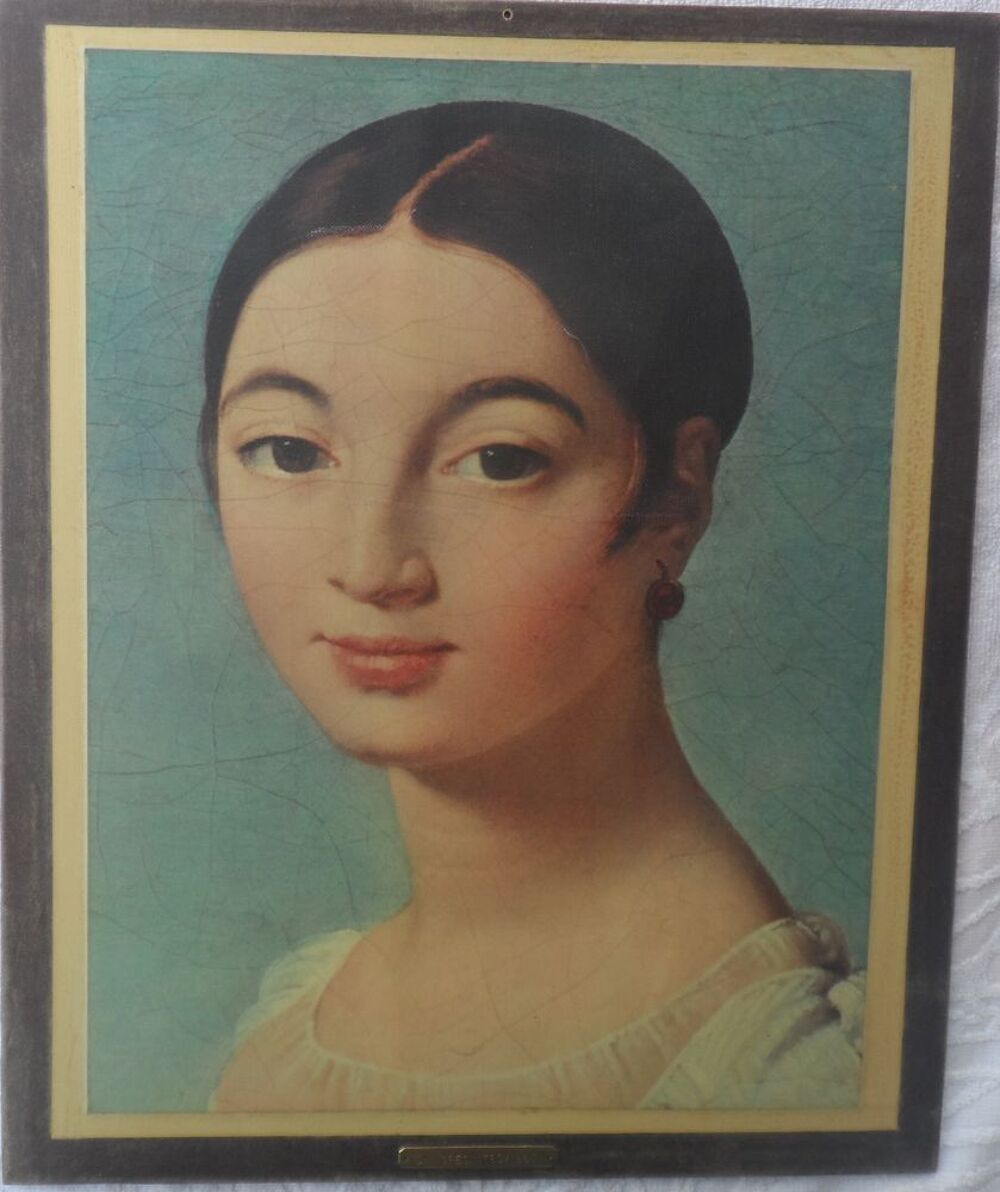 Reproduction sur panneau d'un tableau de D. INGRES Décoration