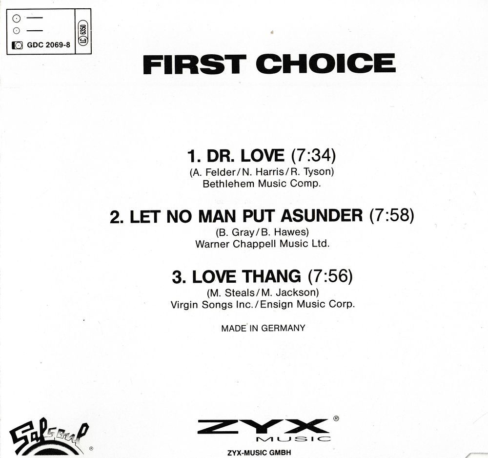 CD First Choice - Dr. Love CD et vinyles