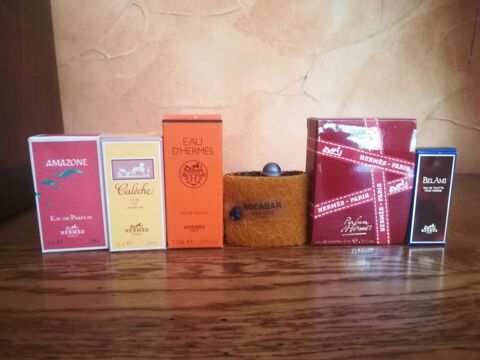 Six miniatures de parfum HERMES avec boites. 0 Montceau-les-Mines (71)