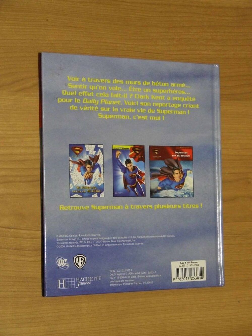 Livre, Superman qui es-tu&nbsp;? Par Hachette Jeunesse, NEUF Livres et BD