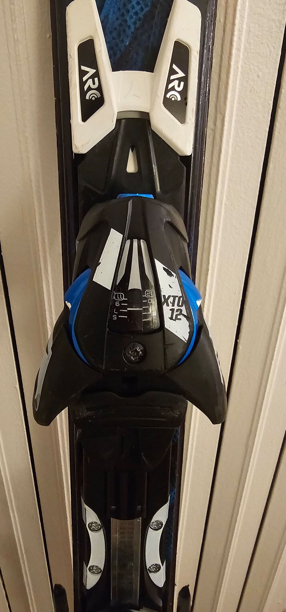 Adult Skis almost new for sale with adults brackets included Sports