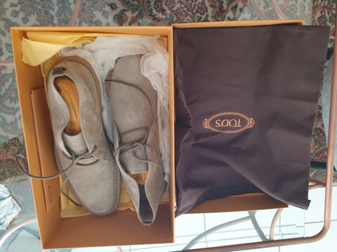 Chaussures Tod's en Daim beige 300 L Estaque (13)