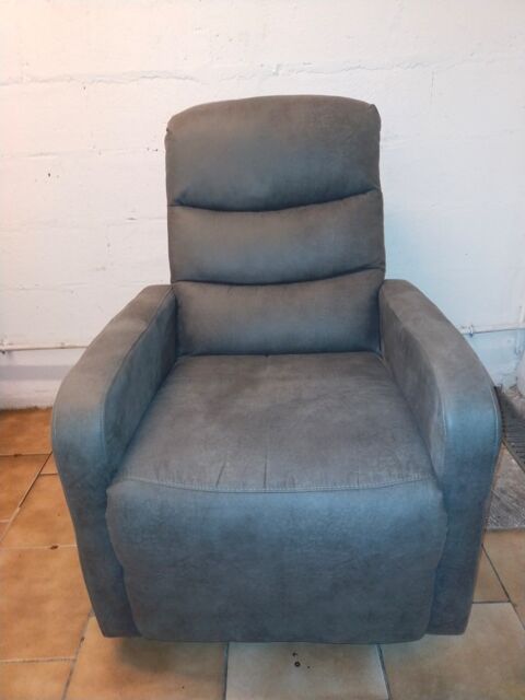 Fauteuil dtente en Nubuck gris 80 Colombes (92)