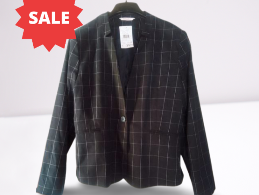 Veste &agrave; carreau pour femme CAMIEU, taille 40 avec &eacute;paulette, Vêtements