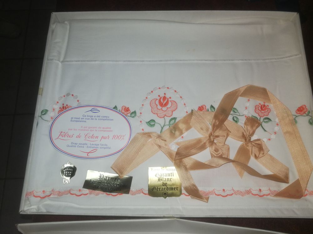 2 draps et 2 taies Décoration