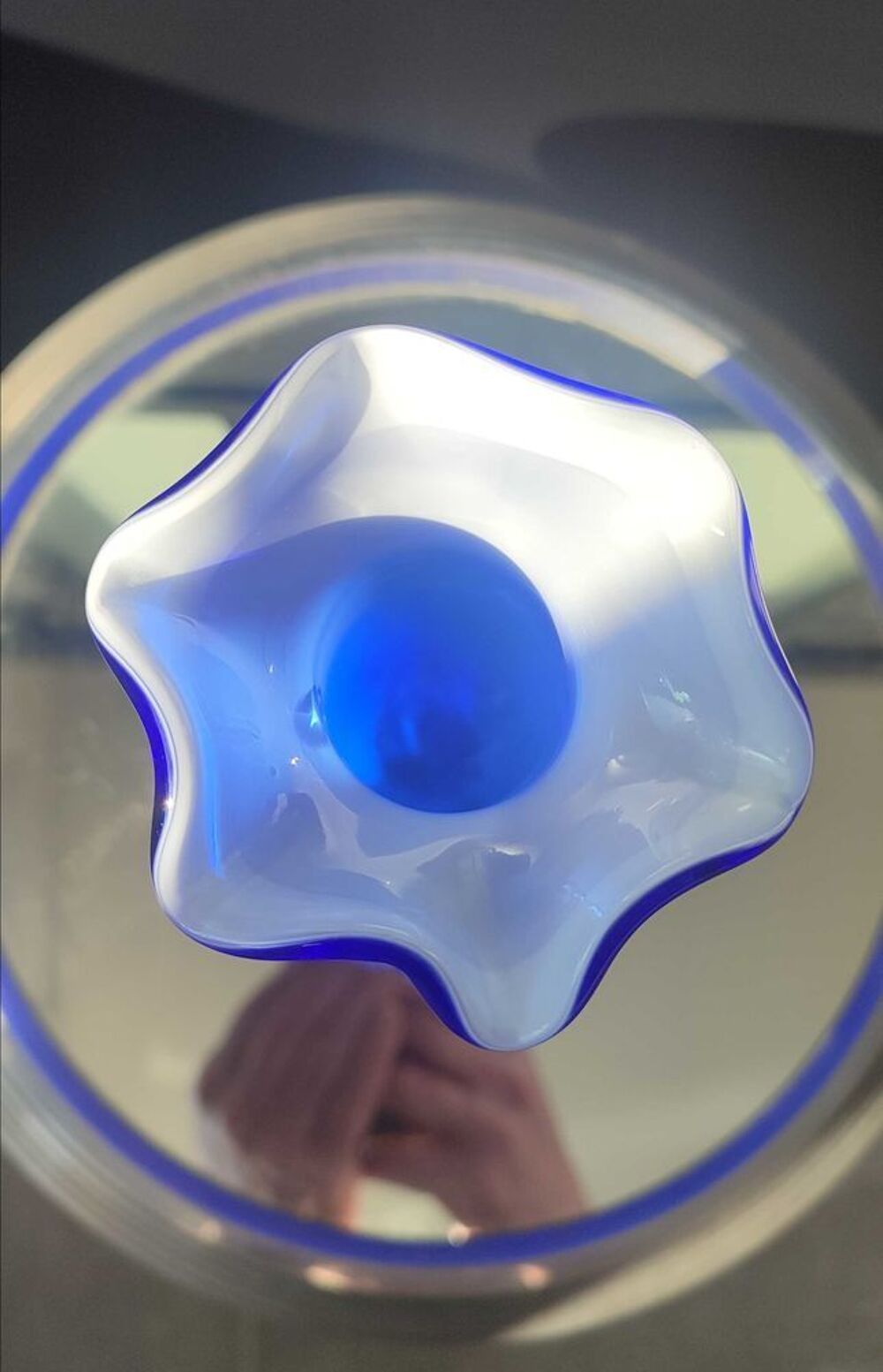 Vase+italien+en+verre+souffl&eacute;+d'art 
