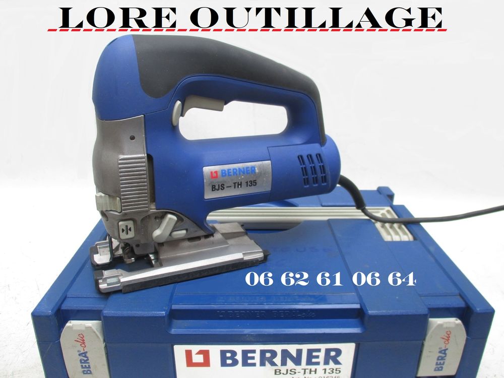 BERNER BJS TH 135 - Scie sauteuse pendulaire Bricolage