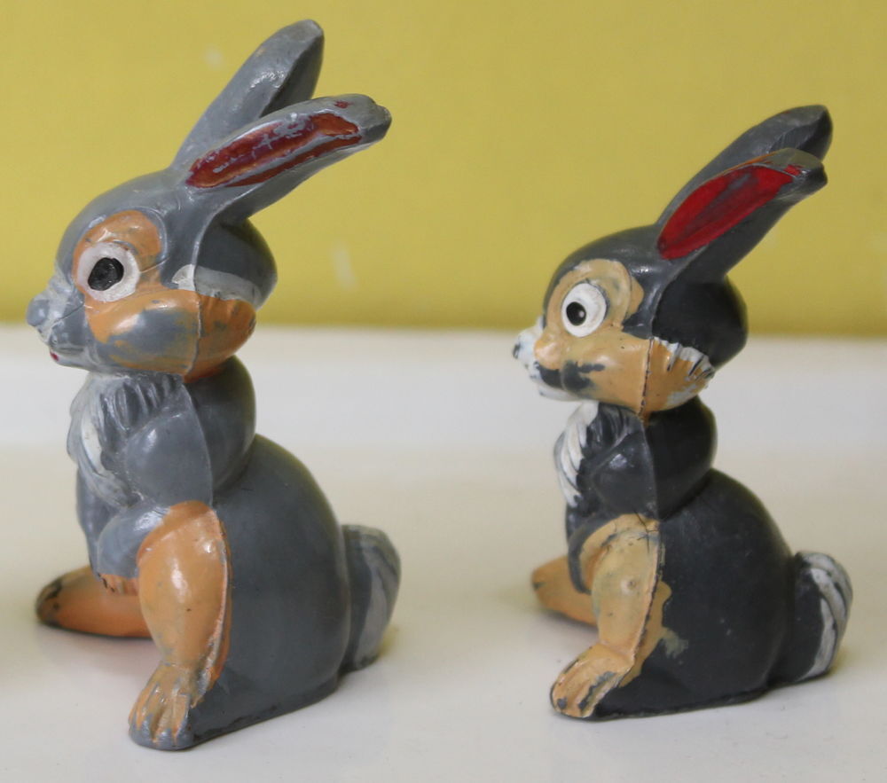 Figurine JIM vintage 60 PANPAN noir de BAMBI 