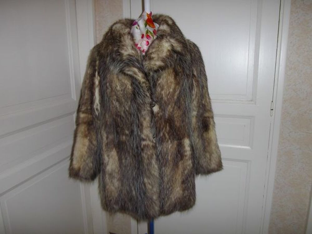 Veste de fourrure en opossum Vêtements