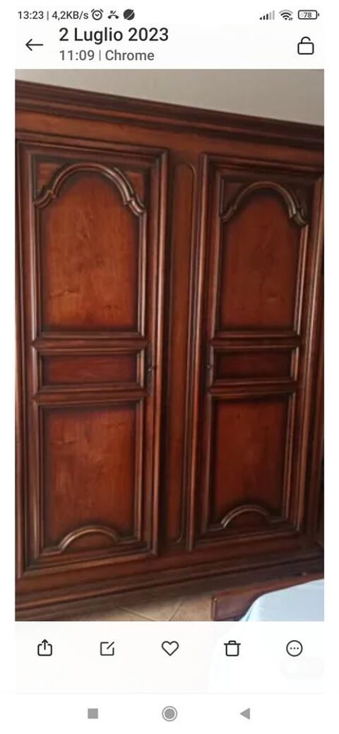 Armoire de Chambre bois massif  120 La Londe-les-Maures (83)