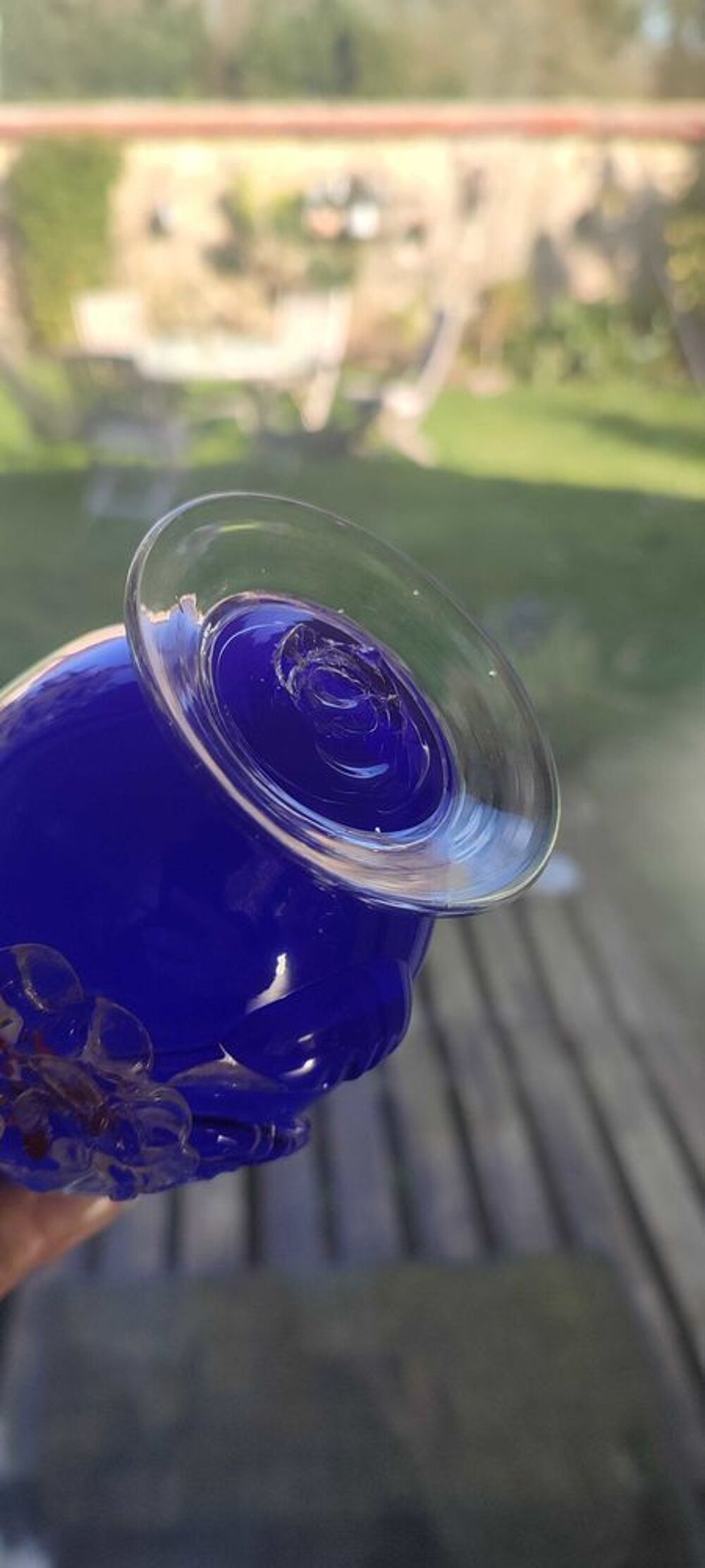 Vase+italien+en+verre+souffl&eacute;+d'art 