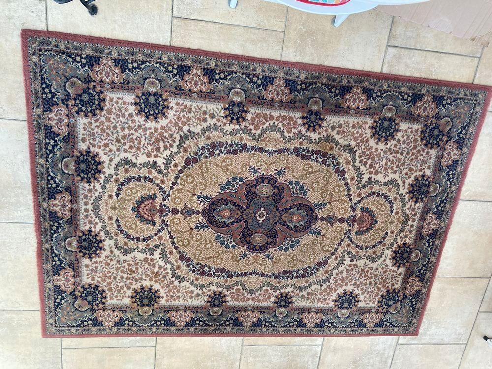 TAPIS EN LAINE TBE Décoration